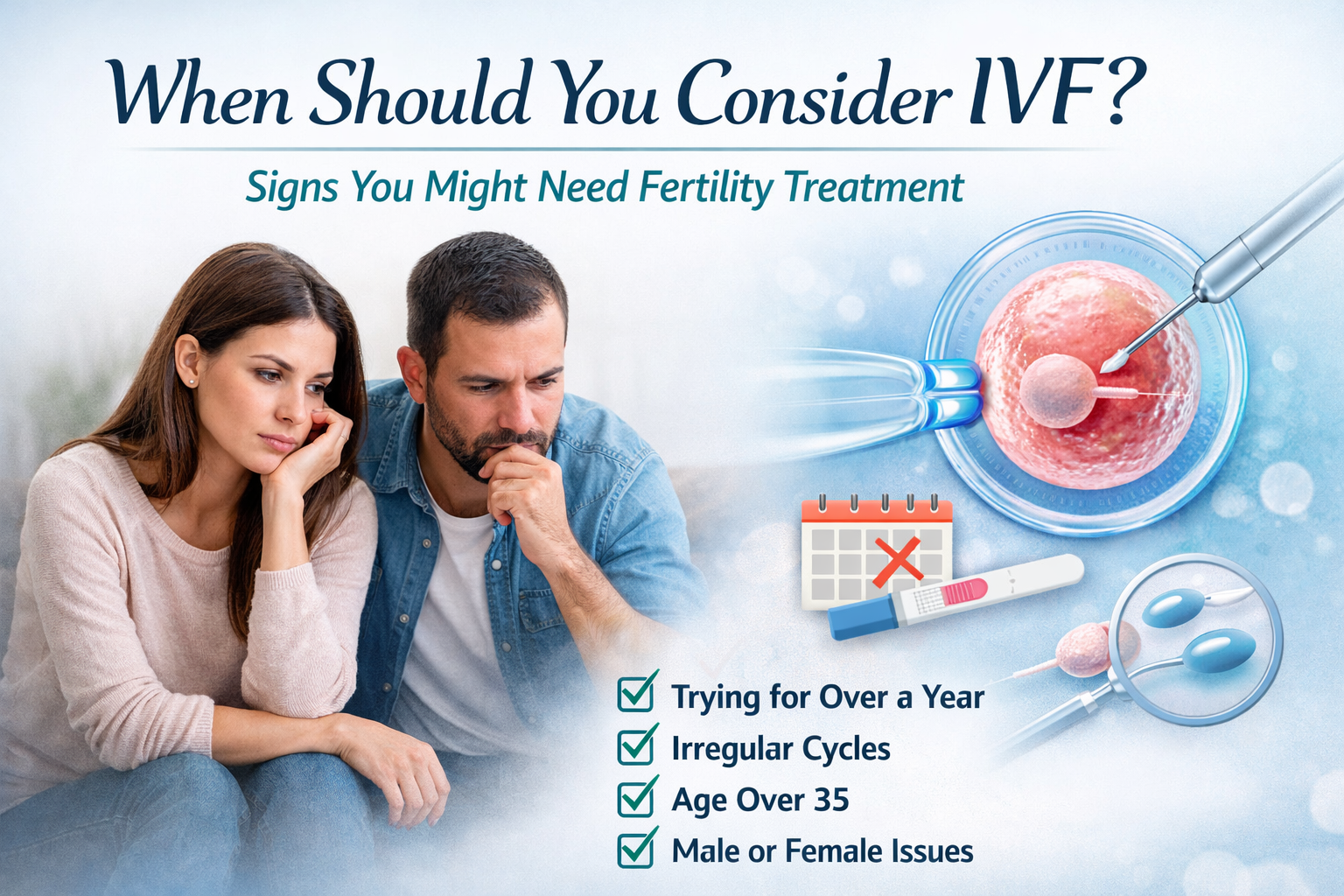 IVF’yi Ne Zaman Düşünmelisiniz? Doğurganlık Tedavisine İhtiyacınız Olabileceğini Gösteren İşaretler
